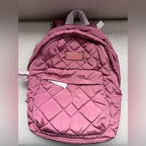 NWT Marc Jacobs Quilted Nylon Backpack Pink